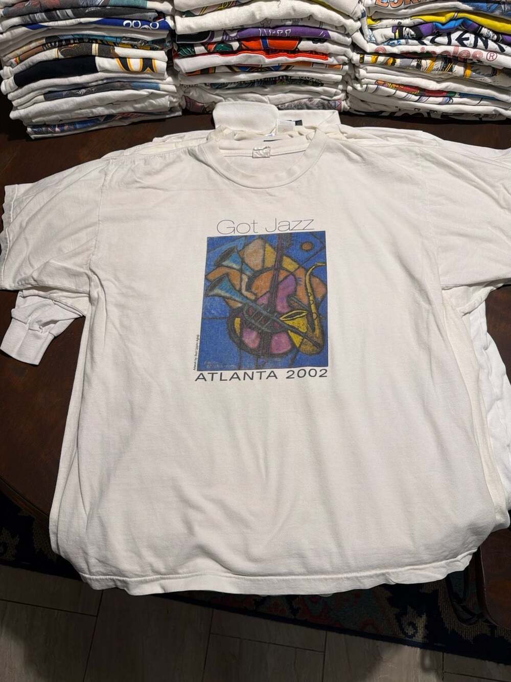Vintage 2002 Got Jazz Atlanta Art T-Shirt by Buci Upjohn Aghaji